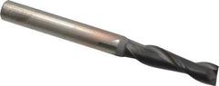 Niagara Cutter - 3/16", 5/8" LOC, 3/16" Shank Diam, 2" OAL, 2 Flute, Solid Carbide Square End Mill - Single End, Diamond Finish, Spiral Flute, 30° Helix, Centercutting, Right Hand Cut, Right Hand Flute, Series DIA230 - USA Tool & Supply