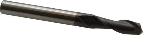 Niagara Cutter - 1/4", 3/4" LOC, 1/4" Shank Diam, 2-1/2" OAL, 2 Flute, Solid Carbide Square End Mill - Single End, Diamond Finish, Spiral Flute, 30° Helix, Centercutting, Right Hand Cut, Right Hand Flute, Series DIA230 - USA Tool & Supply