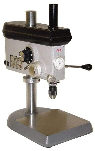 Servo - 7" Swing, Frequency Drill Press - Variable Speed, 0.1 hp, Single Phase - USA Tool & Supply