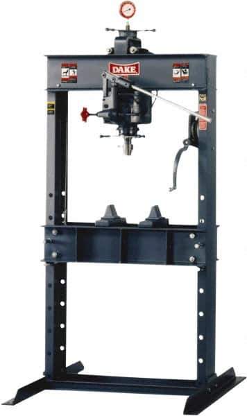 Dake - 50 Ton Manual Shop Press - 4 Inch Stroke - USA Tool & Supply