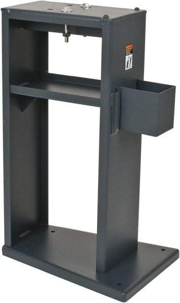 Dake - 18 Inch Long x 24 Inch Wide/Deep x 33 Inch High, Metal Cutting and Forming Machine Stand - For Use with 1-1/2B Arbor Press - USA Tool & Supply