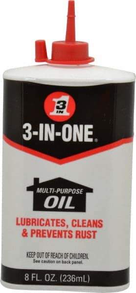 3-IN-ONE - 8 oz Can Mineral Multi-Purpose Oil - ISO 22 - USA Tool & Supply