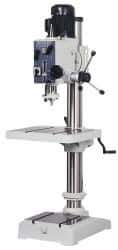 Vectrax - 20-7/16" Swing, Geared Head Drill Press - Variable Speed, 1 hp, Three Phase - USA Tool & Supply