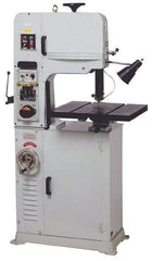 Vectrax - 24 Inch Throat Capacity, Variable Speed Pulley Vertical Bandsaw - 25 to 456 m/min, 2 HP, Three Phase - USA Tool & Supply