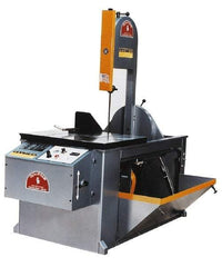 Roll-In Saw - 14 Inch Throat Capacity, Vertical Bandsaw - 70 to 400 SFPM, 2 HP, Three Phase - USA Tool & Supply