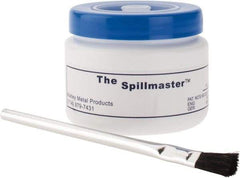 Made in USA - Spillproof Container - Polyethylene, Blue - USA Tool & Supply