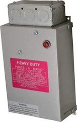 Made in USA - 3/4 to 1-1/2 hp Static Phase Converter - USA Tool & Supply