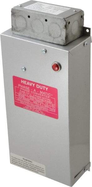 Made in USA - 8 to 12 hp Static Phase Converter - USA Tool & Supply