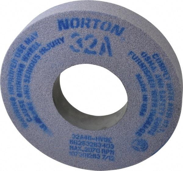 Norton - 12" Diam x 5" Hole x 2" Thick, H Hardness, 46 Grit Surface Grinding Wheel - Aluminum Oxide, Type 1, Coarse Grade, 2,070 Max RPM, Vitrified Bond, No Recess - USA Tool & Supply