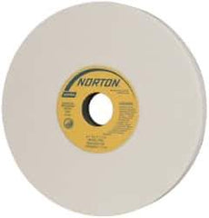 Norton - 8" Diam x 1-1/4" Hole x 3/4" Thick, I Hardness, 60 Grit Surface Grinding Wheel - Aluminum Oxide, Type 1, Medium Grade, 3,600 Max RPM, Vitrified Bond, No Recess - USA Tool & Supply