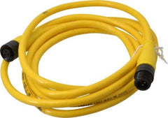 Brad Harrison - Female to Male Cordset Sensor and Receptacle - 250 VAC/VDC, 6 Ft. Long Cable, IP68 Ingress Rating - USA Tool & Supply