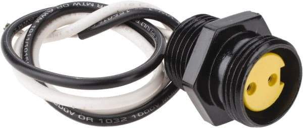 Brad Harrison - 13 Amp, Female Straight Receptacle - 600 VAC/VDC, 0.31m Cable Length, IP67 Ingress Rating - USA Tool & Supply