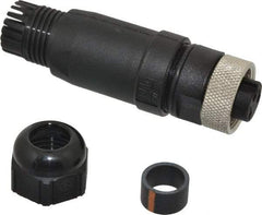 Brad Harrison - 13 Amp, Female Straight Field Attachable Connector Sensor and Receptacle - 600 VAC/VDC, IP67 Ingress Rating - USA Tool & Supply