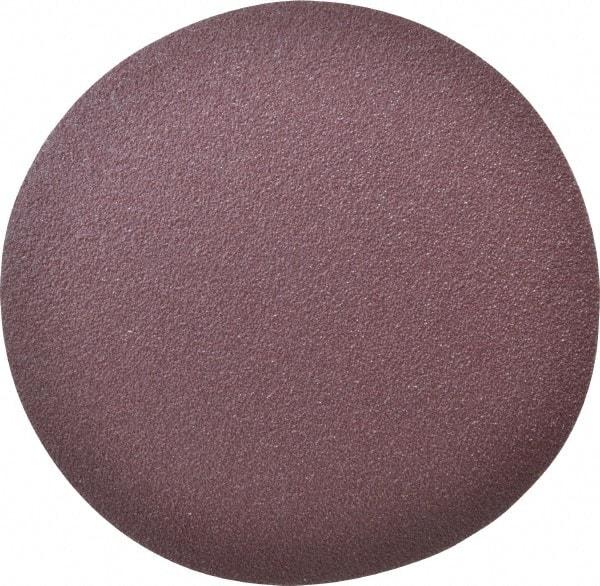 3M - 5" Diam, 80 Grit Aluminum Oxide Adhesive PSA Disc - Medium Grade, Maroon, J Weighted Backing, Flexible, Use with Random Orbital Sanders - USA Tool & Supply