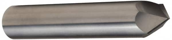 Accupro - 3/4" Diam 2 Flute Single End Solid Carbide Chamfer Mill - USA Tool & Supply