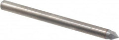 Accupro - 1/8" Diam 2 Flute Single End Solid Carbide Chamfer Mill - USA Tool & Supply