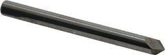 Accupro - 3/16" Diam 2 Flute Single End Solid Carbide Chamfer Mill - USA Tool & Supply