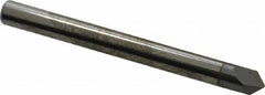 Accupro - 3/16" Diam 2 Flute Single End Solid Carbide Chamfer Mill - USA Tool & Supply
