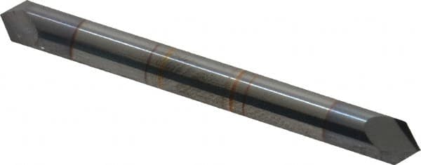 Accupro - 3/16" Diam 2 Flute Double End Solid Carbide Chamfer Mill - USA Tool & Supply