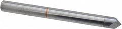 Accupro - 3/16" Diam 2 Flute Single End Solid Carbide Chamfer Mill - USA Tool & Supply