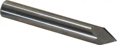 Accupro - 3/8" Diam 2 Flute Single End Solid Carbide Chamfer Mill - USA Tool & Supply