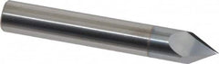 Accupro - 3/8" Diam 2 Flute Single End Solid Carbide Chamfer Mill - USA Tool & Supply