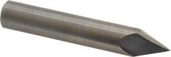 Accupro - 1/2" Diam 2 Flute Single End Solid Carbide Chamfer Mill - USA Tool & Supply