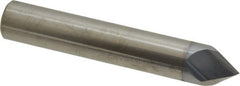 Accupro - 1/2" Diam 2 Flute Single End Solid Carbide Chamfer Mill - USA Tool & Supply