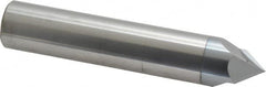 Accupro - 3/4" Diam 2 Flute Single End Solid Carbide Chamfer Mill - USA Tool & Supply