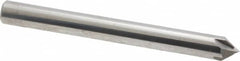 Accupro - 1/4" Diam 4 Flute Single End Solid Carbide Chamfer Mill - USA Tool & Supply