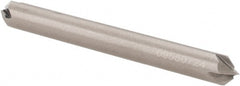 Accupro - 1/4" Diam 4 Flute Double End Solid Carbide Chamfer Mill - USA Tool & Supply