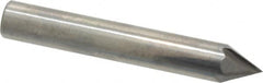 Accupro - 3/8" Diam 4 Flute Single End Solid Carbide Chamfer Mill - USA Tool & Supply
