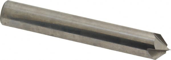 Accupro - 3/8" Diam 4 Flute Single End Solid Carbide Chamfer Mill - USA Tool & Supply