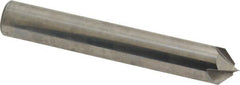 Accupro - 3/8" Diam 4 Flute Single End Solid Carbide Chamfer Mill - USA Tool & Supply