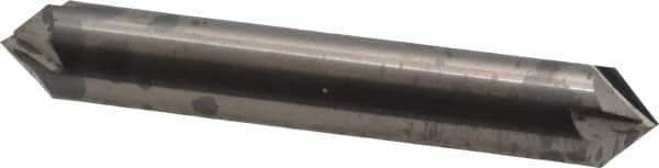 Accupro - 3/8" Diam 4 Flute Double End Solid Carbide Chamfer Mill - USA Tool & Supply