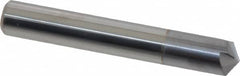 Accupro - 3/8" Diam 4 Flute Single End Solid Carbide Chamfer Mill - USA Tool & Supply