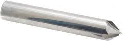 Accupro - 1/2" Diam 4 Flute Single End Solid Carbide Chamfer Mill - USA Tool & Supply