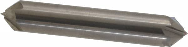 Accupro - 1/2" Diam 4 Flute Double End Solid Carbide Chamfer Mill - USA Tool & Supply
