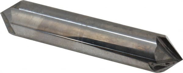Accupro - 3/4" Diam 4 Flute Double End Solid Carbide Chamfer Mill - USA Tool & Supply