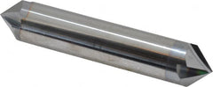 Accupro - 3/4" Diam 4 Flute Double End Solid Carbide Chamfer Mill - USA Tool & Supply