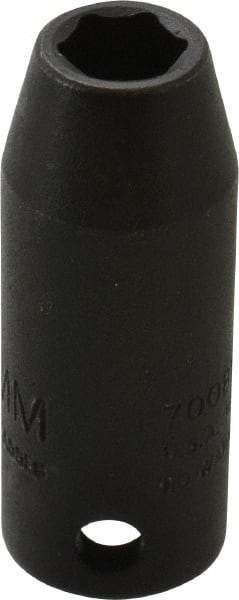 Proto - 3/8" Drive 8mm Deep Thin Wall Impact Socket - 6 Points, 2" OAL - USA Tool & Supply