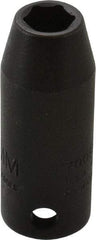 Proto - 3/8" Drive 8mm Deep Thin Wall Impact Socket - 6 Points, 2" OAL - USA Tool & Supply