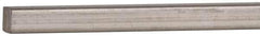 Value Collection - 12" Long x 1/8" High x 1/8" Wide, Plain Key Stock - Stainless Steel - USA Tool & Supply