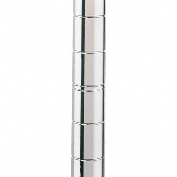 Metro - 1" Wide x 63" High x 1" Long Open Shelving Stationary Shelving Post - USA Tool & Supply