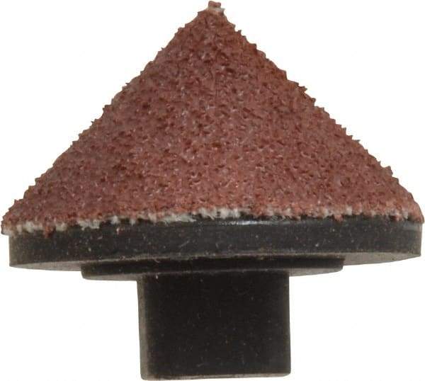 Superior Abrasives - 1/8" Diam 60 Grit 90° Included Angle Center Lap - Aluminum Oxide, Medium Grade, Shank Mounted - USA Tool & Supply