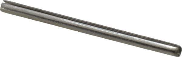 Value Collection - 1/16" Diam x 1" Long Slotted Spring Pin - Grade 18-8 Stainless Steel - USA Tool & Supply
