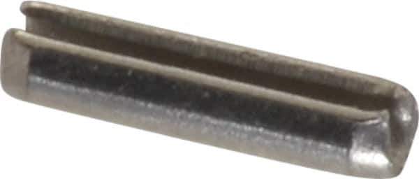 Value Collection - 3/32" Diam x 3/8" Long Slotted Spring Pin - Grade 18-8 Stainless Steel - USA Tool & Supply