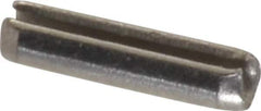 Value Collection - 3/32" Diam x 3/8" Long Slotted Spring Pin - Grade 18-8 Stainless Steel - USA Tool & Supply