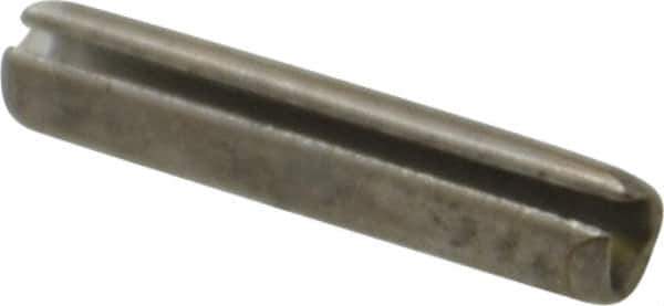 Value Collection - 3/32" Diam x 1/2" Long Slotted Spring Pin - Grade 18-8 Stainless Steel - USA Tool & Supply