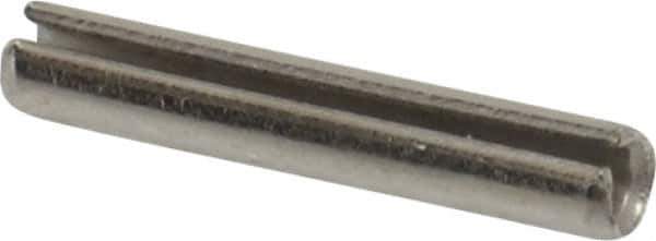 Value Collection - 3/32" Diam x 9/16" Long Slotted Spring Pin - Grade 18-8 Stainless Steel - USA Tool & Supply